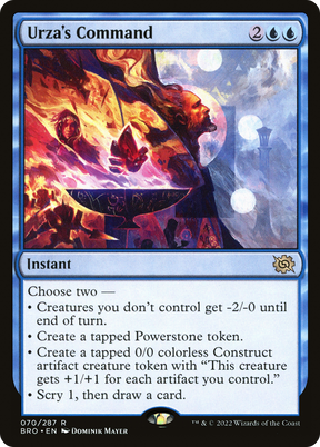 Magic: The Gathering - Urza's Command Foil - The Brothers' War