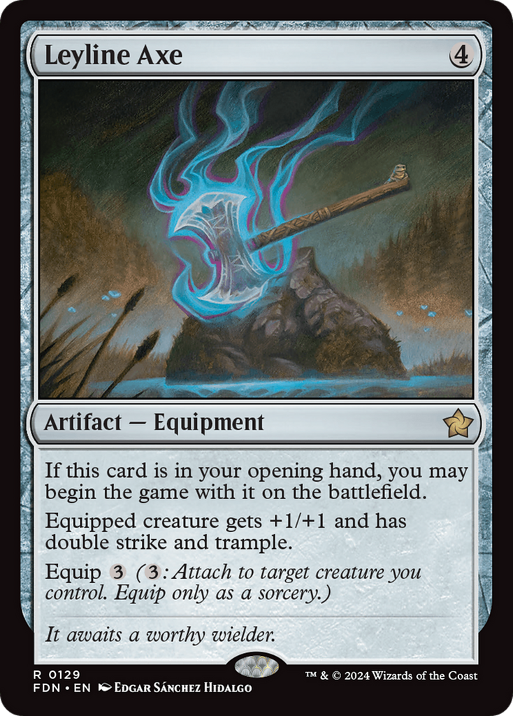 Magic: The Gathering - Leyline Axe - Foundations