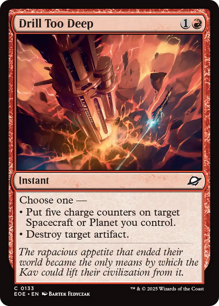 Magic: The Gathering - Drill Too Deep - Edge of Eternities