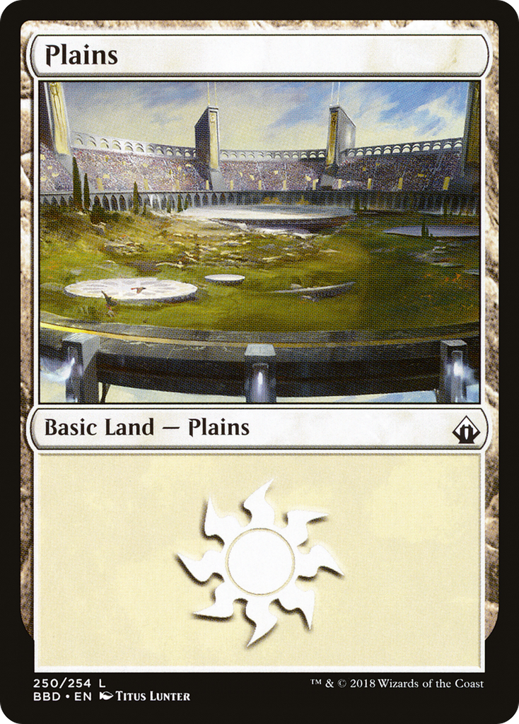 Magic: The Gathering - Plains #250 Foil - Battlebond