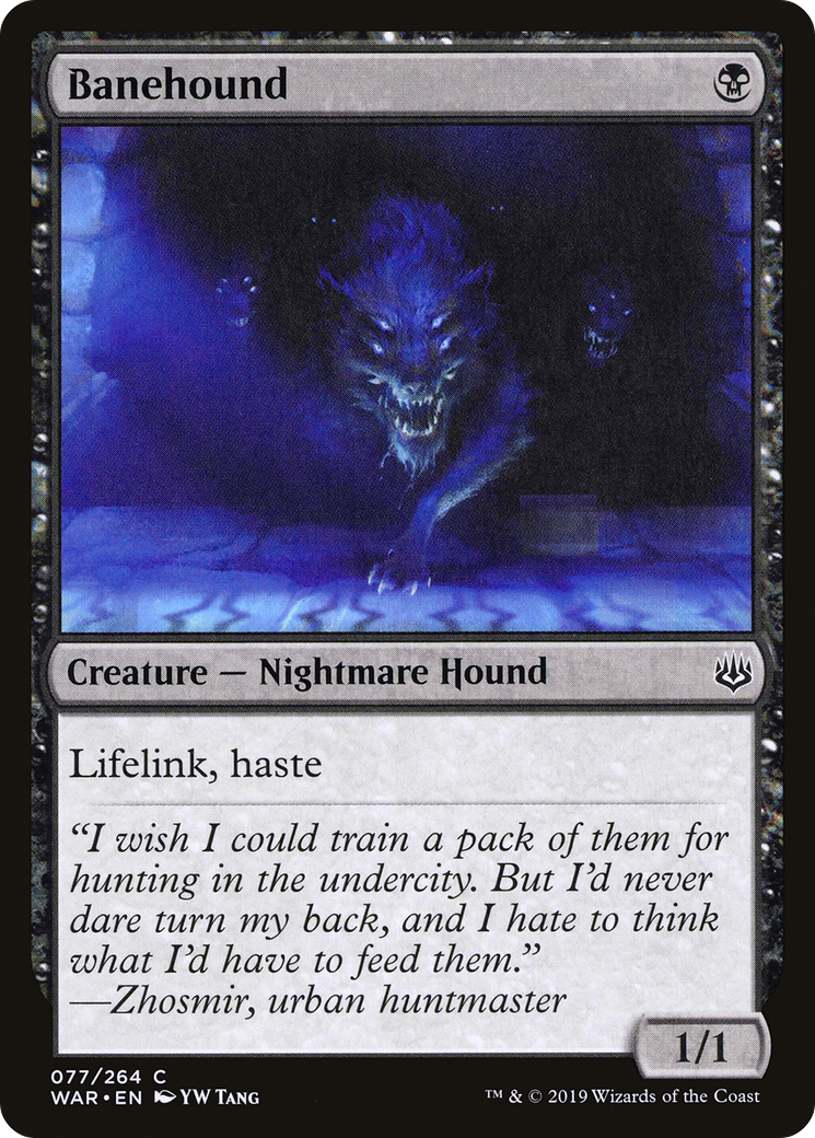 Magic: The Gathering - Banehound Foil - War of the Spark