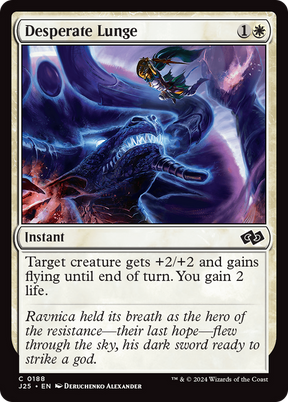 Magic: The Gathering - Desperate Lunge - Foundations Jumpstart