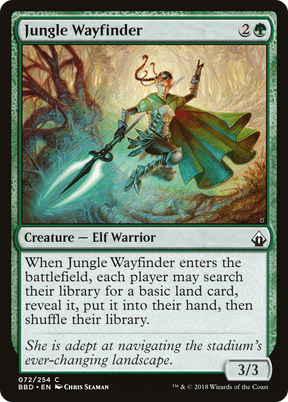 Magic: The Gathering - Jungle Wayfinder Foil - Battlebond