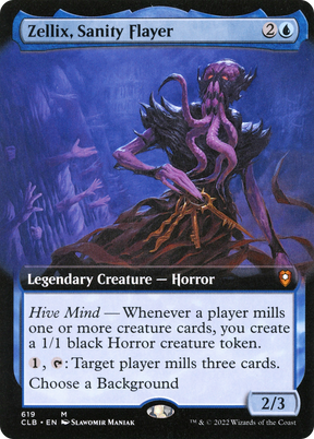 Magic: The Gathering - Zellix, Sanity Flayer Foil - Commander Legends: Battle for Baldur's Gate
