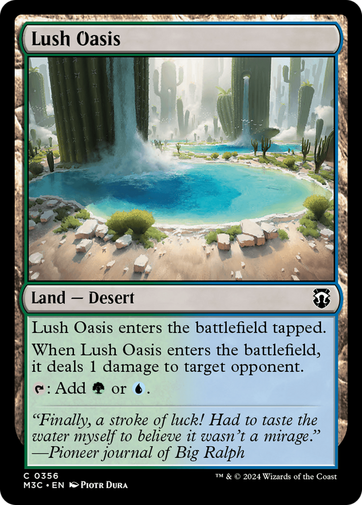 Magic: The Gathering - Lush Oasis - Modern Horizons 3 Commander