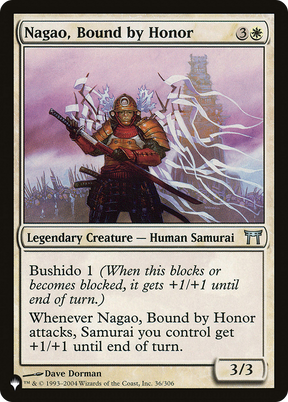 Magic: The Gathering - Nagao, Bound by Honor - The List