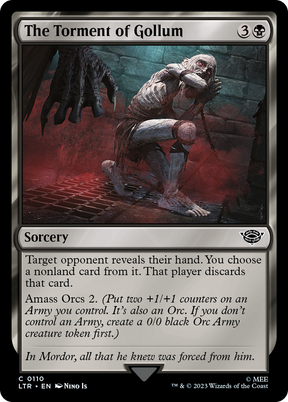 Magic: The Gathering - The Torment of Gollum - The Lord of the Rings: Tales of Middle-earth