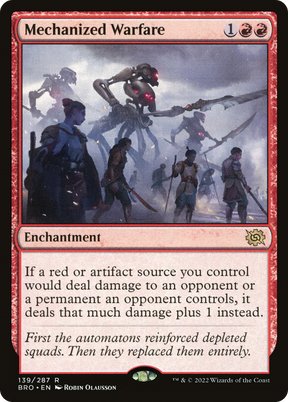 Magic: The Gathering - Mechanized Warfare Foil - The Brothers' War