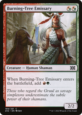 Magic: The Gathering - Burning-Tree Emissary - Double Masters 2022