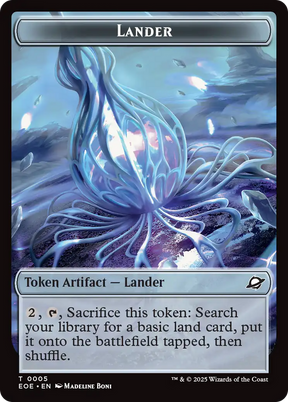 Magic: The Gathering - Lander Token - Edge of Eternities Tokens