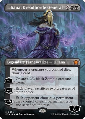 Magic: The Gathering - Liliana, Dreadhorde General Foil - Foundations