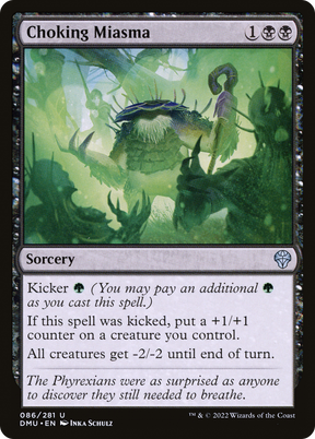 Magic: The Gathering - Choking Miasma Foil - Dominaria United