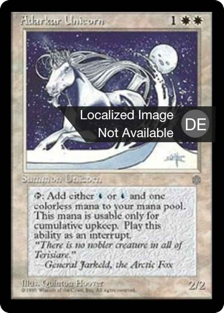 Magic: The Gathering - Adarkareinhorn - Ice Age