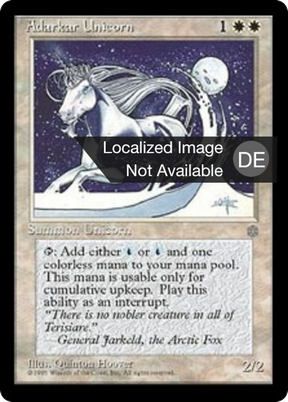 Magic: The Gathering - Adarkareinhorn - Ice Age
