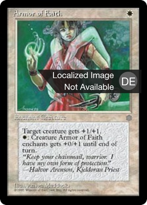 Magic: The Gathering - Rüstung des Glaubens - Ice Age