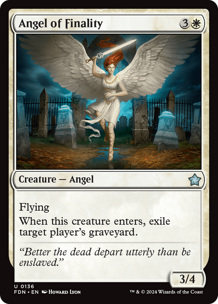 Magic: The Gathering - Angel of Finality - Foundations