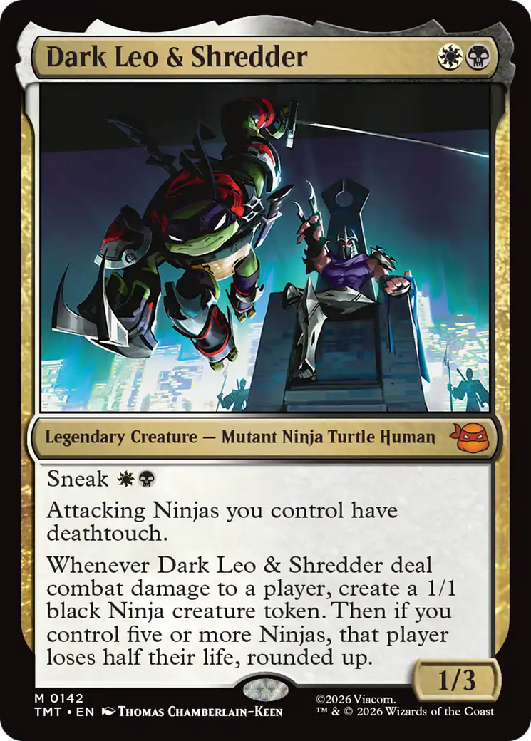 Magic: The Gathering - Dark Leo & Shredder - Teenage Mutant Ninja Turtles