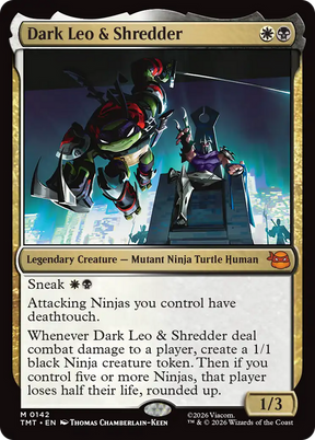 Magic: The Gathering - Dark Leo & Shredder - Teenage Mutant Ninja Turtles