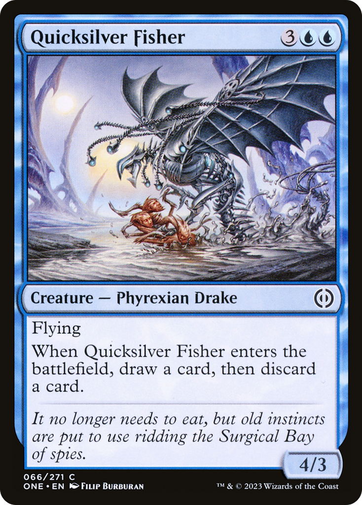 Magic: The Gathering - Quicksilver Fisher - Phyrexia: All Will Be One