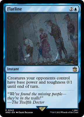 Magic: The Gathering - Flatline Foil - Doctor Who