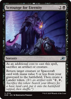 Magic: The Gathering - Scrounge for Eternity Foil - Edge of Eternities