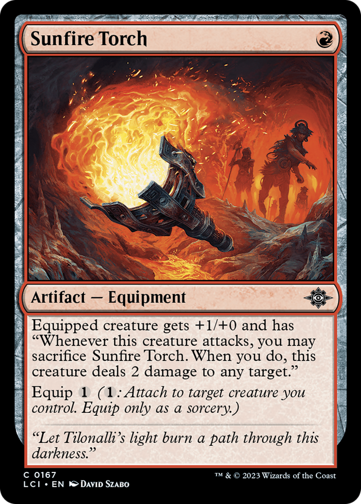 Magic: The Gathering - Sunfire Torch - The Lost Caverns of Ixalan
