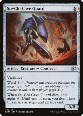 Magic: The Gathering - Su-Chi Cave Guard Foil - The Brothers' War