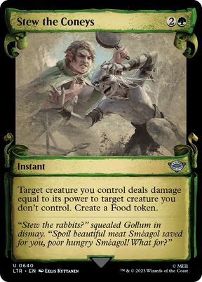 Magic: The Gathering - Stew the Coneys Foil - The Lord of the Rings: Tales of Middle-earth