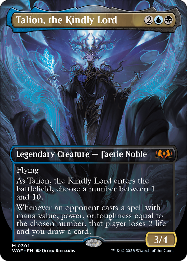 Magic: The Gathering - Talion, the Kindly Lord Foil - Wilds of Eldraine