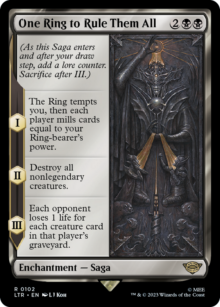 Magic: The Gathering - One Ring to Rule Them All - The Lord of the Rings: Tales of Middle-earth