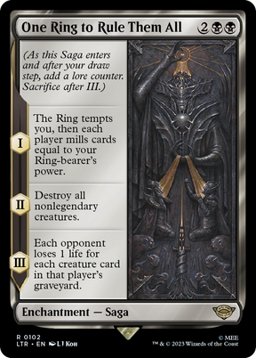 Magic: The Gathering - One Ring to Rule Them All Foil - The Lord of the Rings: Tales of Middle-earth