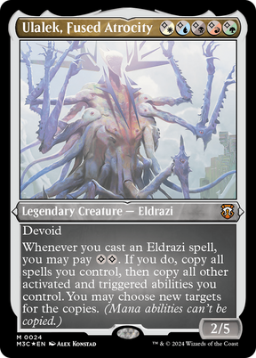 Magic: The Gathering - Ulalek, Fused Atrocity Foil - Modern Horizons 3 Commander