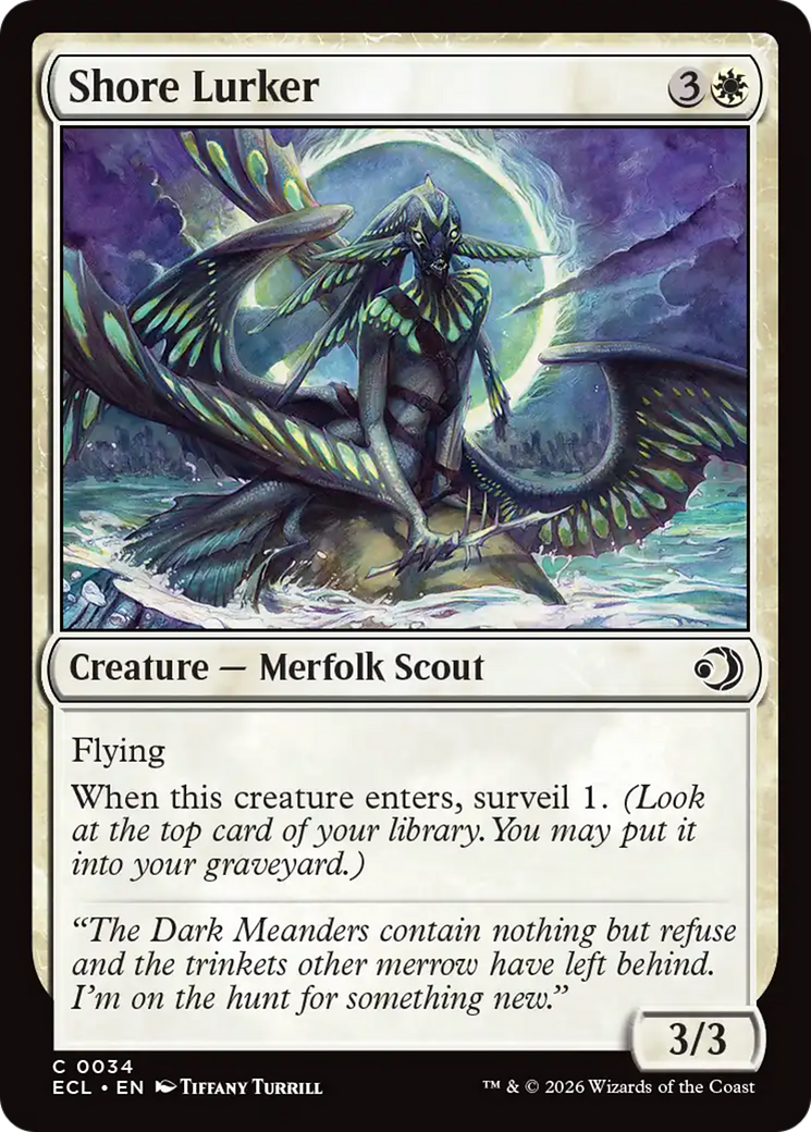 Magic: The Gathering - Shore Lurker Foil - Lorwyn Eclipsed