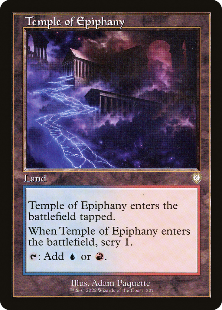 Magic: The Gathering - Temple of Epiphany - The Brothers' War Commander