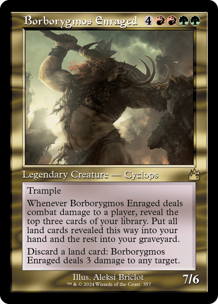Magic: The Gathering - Borborygmos Enraged Foil - Ravnica Remastered