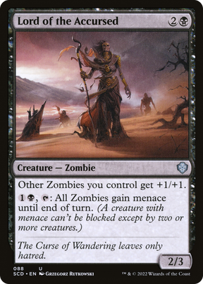 Magic: The Gathering - Lord of the Accursed - Starter Commander Decks