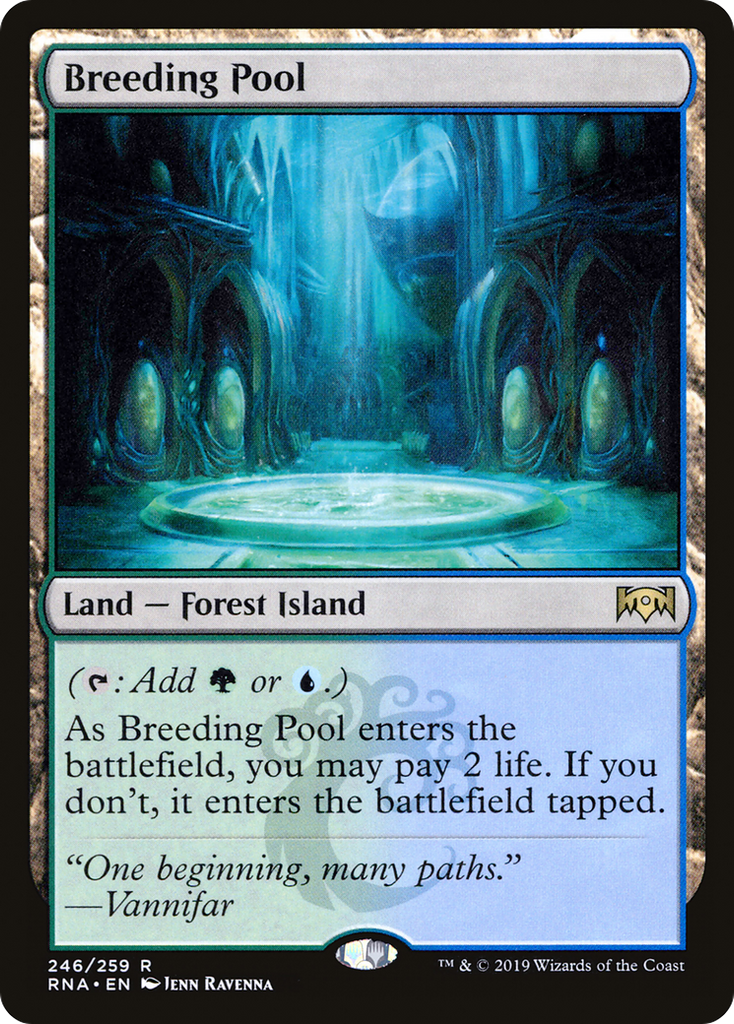 Magic: The Gathering - Breeding Pool Foil - Ravnica Allegiance