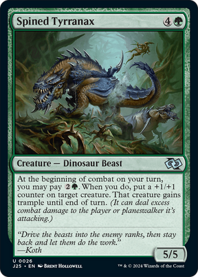 Magic: The Gathering - Spined Tyrranax - Foundations Jumpstart
