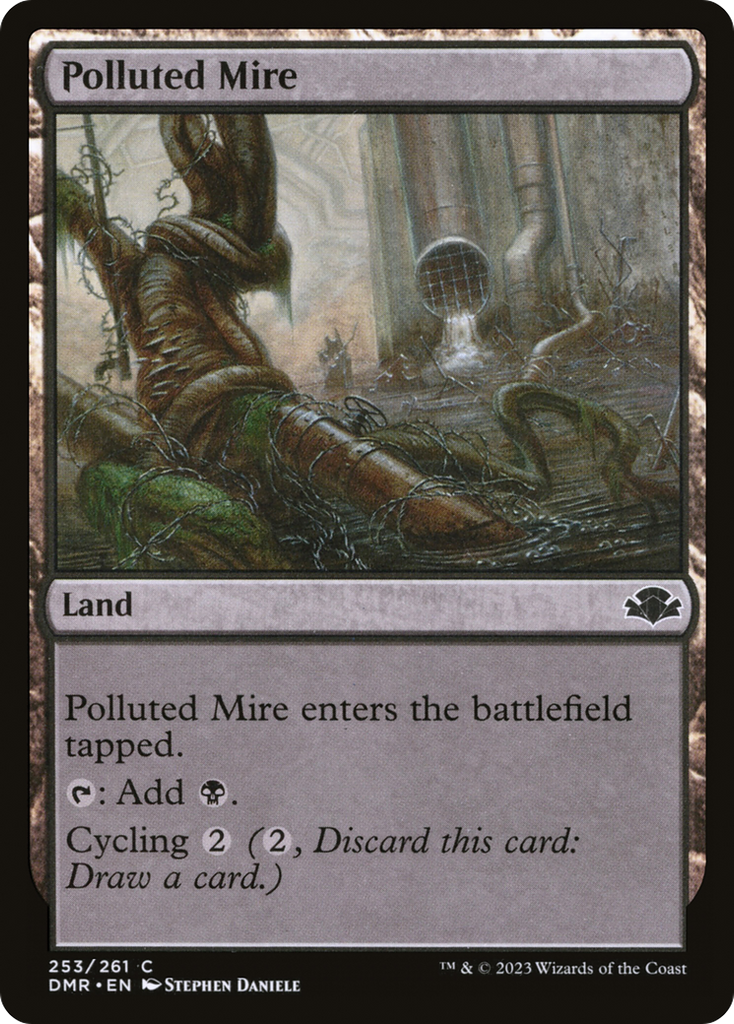 Magic: The Gathering - Polluted Mire - Dominaria Remastered