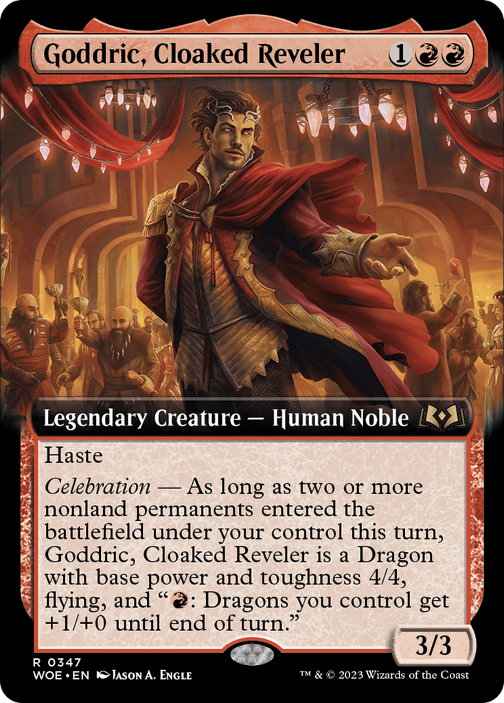 Magic: The Gathering - Goddric, Cloaked Reveler Foil - Wilds of Eldraine