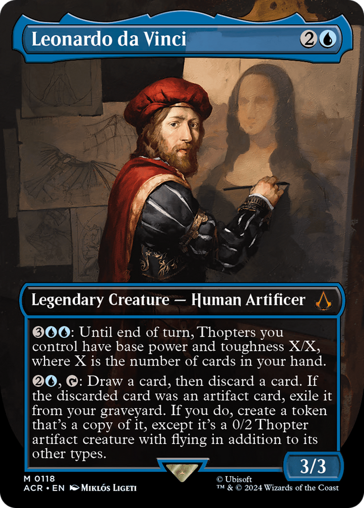 Magic: The Gathering - Leonardo da Vinci Foil - Assassin's Creed