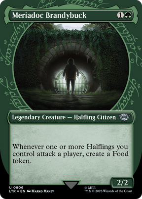 Magic: The Gathering - Meriadoc Brandybuck Foil - The Lord of the Rings: Tales of Middle-earth