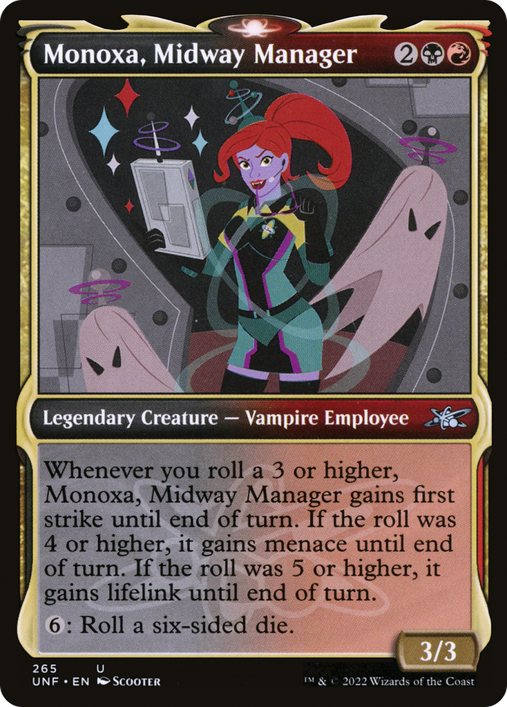 Magic: The Gathering - Monoxa, Midway Manager Foil - Unfinity