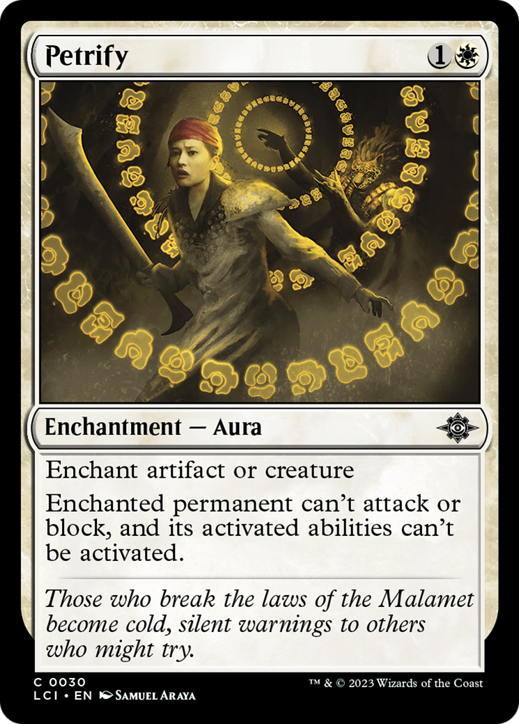 Magic: The Gathering - Petrify - The Lost Caverns of Ixalan