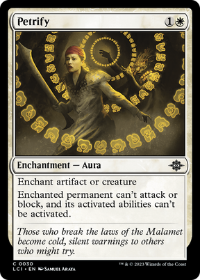 Magic: The Gathering - Petrify - The Lost Caverns of Ixalan