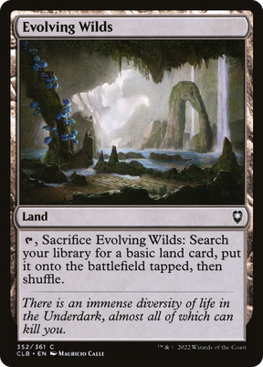 Magic: The Gathering - Evolving Wilds - Commander Legends: Battle for Baldur's Gate