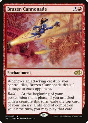 Magic: The Gathering - Brazen Cannonade - Jumpstart 2022