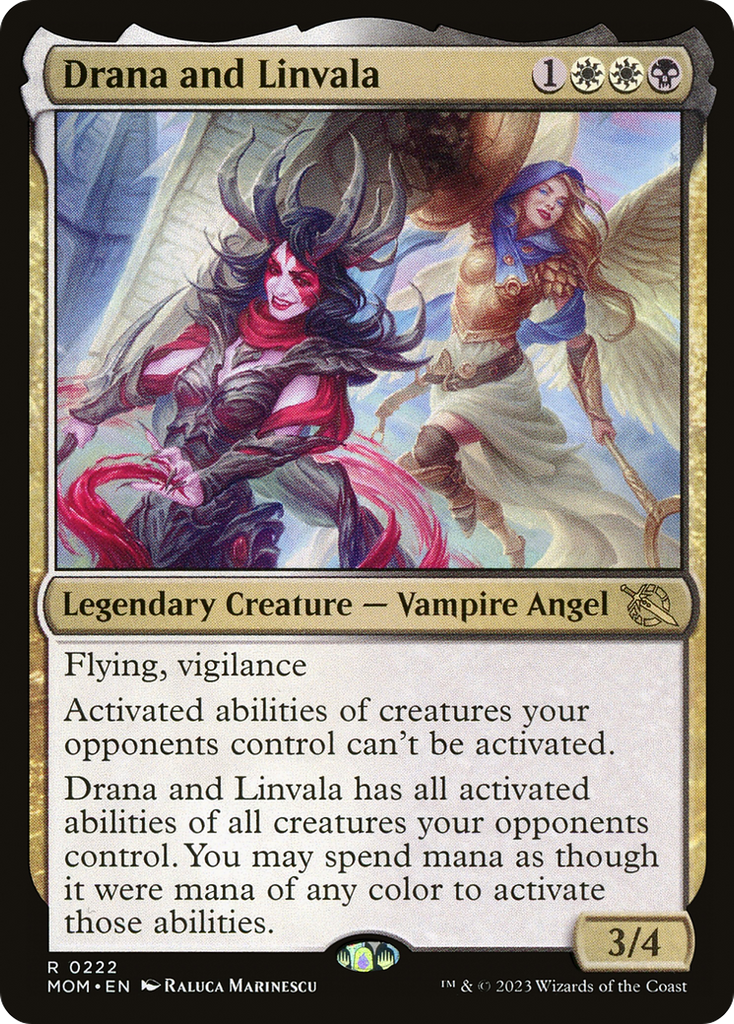 Magic: The Gathering - Drana and Linvala Foil - March of the Machine