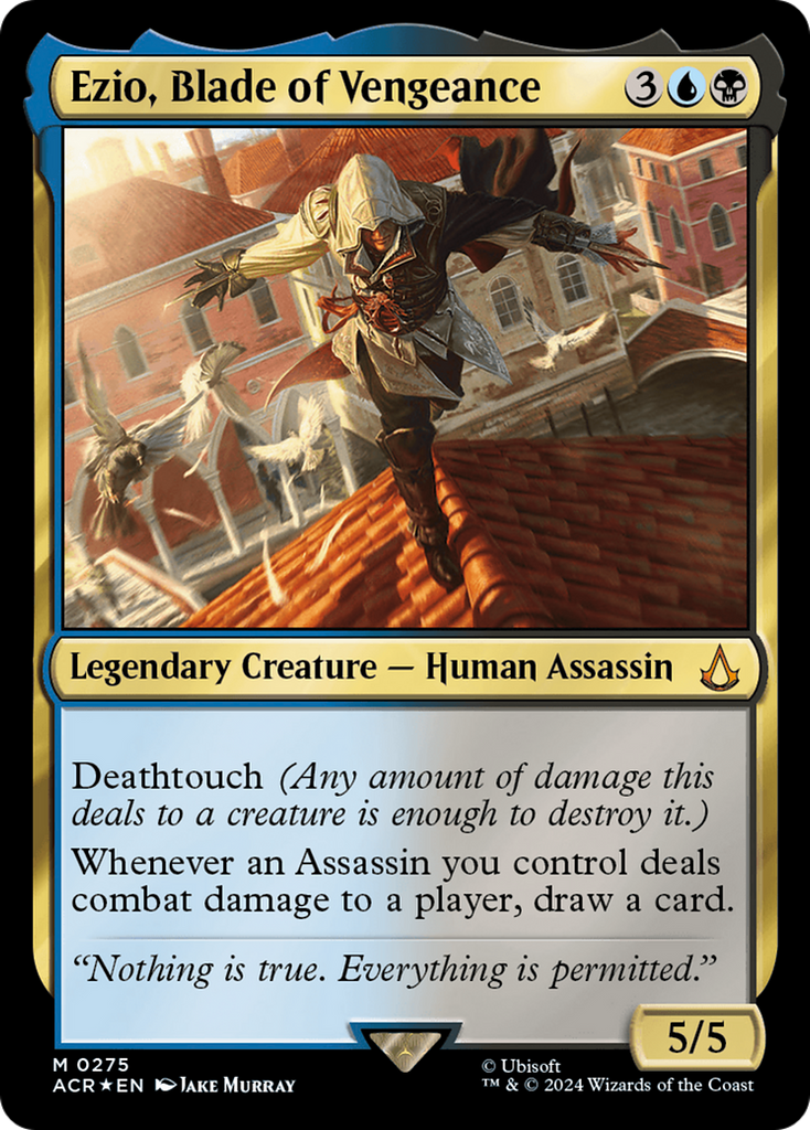 Magic: The Gathering - Ezio, Blade of Vengeance Foil - Assassin's Creed