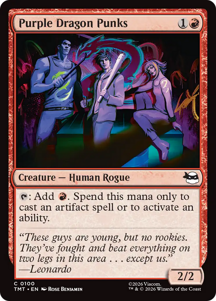 Magic: The Gathering - Purple Dragon Punks - Teenage Mutant Ninja Turtles